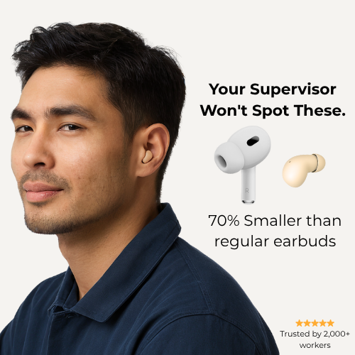 The Cloak Pods - Discreet Earbuds For Work
